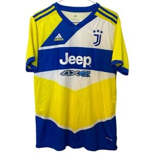 2021/22 Adidas Juventus 3rd Jersey Size Large Blue Yellow